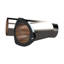Load image into Gallery viewer, QTP 3.5in Weld-On QTEC Exhaust Cutout Y-Pipe Y Pipes QTP