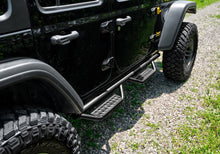 Load image into Gallery viewer, N-Fab RS Nerf Step 18-19 Jeep Wrangler JL 4DR - Full Length - Tex. Black Side Steps N-Fab