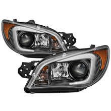 Load image into Gallery viewer, Spyder Subaru WRX 2006-2007 Projector Headlights - Halogen Only - Black PRO-YD-SWRX06-LBDRL-BK Headlights SPYDER