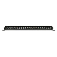 Load image into Gallery viewer, Go Rhino Light Bars & Cubes Go Rhino Xplor Blackout Combo Series Sgl Row LED Light Bar w/Amber (Side/Track Mount) 20.5in. - Blk