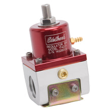 Load image into Gallery viewer, Edelbrock Fuel Pressure Regulator EFI 180 GPH 35-90 PSI -10In/Out -6 Return Red/Clear Fuel Pressure Regulators Edelbrock