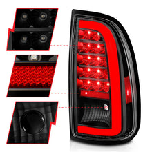 Load image into Gallery viewer, ANZO 00-06 Toyota Tundra LED Taillights w/ Light Bar Black Housing Clear Lens Tail Lights ANZO