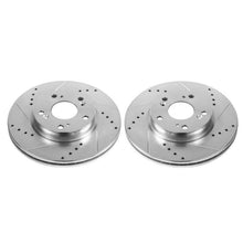 Load image into Gallery viewer, Power Stop 2013 Acura ILX Front Evolution Drilled & Slotted Rotors - Pair Brake Rotors - Slot & Drilled PowerStop