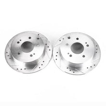 Load image into Gallery viewer, Power Stop 06-12 Mitsubishi Eclipse Rear Evolution Drilled & Slotted Rotors - Pair Brake Rotors - Slot & Drilled PowerStop