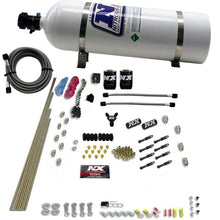 Load image into Gallery viewer, Nitrous Express 8 Cyl Dry Direct Port 2 Solenoids Nitrous Kit (200-600HP) w/15lb Bottle Nitrous Systems Nitrous Express