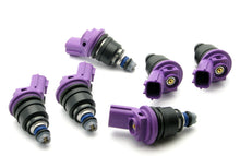 Load image into Gallery viewer, DeatschWerks 96-99 Nissan I30 VQ30 / RB25DET / Maxima VQ30de / 300zx 370cc Side Feed Injectors Fuel Injector Sets - 6Cyl DeatschWerks