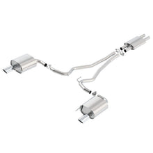 Load image into Gallery viewer, Borla Cat Back 15-17 Ford Mustang 3.7L V6 MT/AT 2.25in Pipe 4in Single Round Rolled Tips Catback Borla