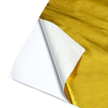 Load image into Gallery viewer, Mishimoto Gold Reflective Barrier w/ Adhesive Backing 24 inches x 24 inches Thermal Tape Mishimoto