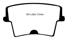 Load image into Gallery viewer, EBC 05-09 Chrysler 300 2.7 Yellowstuff Rear Brake Pads Brake Pads - Performance EBC