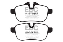 Load image into Gallery viewer, EBC 09+ BMW Z4 3.0 (E89) Greenstuff Rear Brake Pads Brake Pads - Performance EBC
