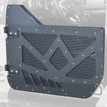 Load image into Gallery viewer, DV8 18-22 Jeep 4 Door JL/JT Aluminum Half Doors with Perforated Mesh Rear Doors DV8 Offroad