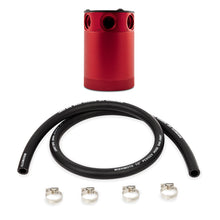 Load image into Gallery viewer, Mishimoto Compact Baffled Oil Catch Can 3-Port - Red Oil Catch Cans Mishimoto