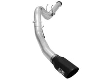 Load image into Gallery viewer, aFe Atlas Exhausts 5in DPF-Back Aluminized Steel Exhaust Sys 2015 Ford Diesel V8 6.7L (td) Black Tip DPF Back aFe