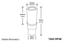 Load image into Gallery viewer, Diode Dynamics 7443 LED Bulb HP48 LED - Cool - White (Pair) Bulbs Diode Dynamics
