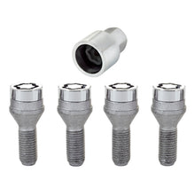 Load image into Gallery viewer, McGard Wheel Lock Bolt Set - 4pk. (Cone Seat) M12X1.25 / 19mm Hex / 25.6mm Shank Length - Chrome Wheel Bolts McGard