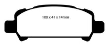 Load image into Gallery viewer, EBC 02-06 Subaru Baja 2.5 Redstuff Rear Brake Pads Brake Pads - Performance EBC