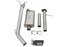 Load image into Gallery viewer, aFe Mach Force-XP Exhaust 3in CB SS 15-17 GM Colorado/Canyon 2.5L/3.6L Side Exit w/ Black Tip Catback aFe