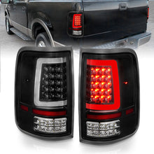 Load image into Gallery viewer, ANZO 2004-2006 Ford F-150 LED Tail Lights w/ Light Bar Black Housing Clear Lens Tail Lights ANZO