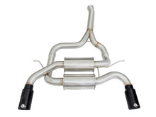 Load image into Gallery viewer, aFe MACHForce XP SS-304 Black Tip 2.5in Dia Axle Back Exhaust 12-15 BMW 335i (F30) 3.0L (t) Axle Back aFe