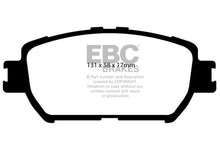 Load image into Gallery viewer, EBC 06-07 Lexus GS300 3.0 Yellowstuff Front Brake Pads Brake Pads - Performance EBC