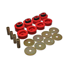 Load image into Gallery viewer, Energy Suspension 73-79 Chrysler RWD B-Body (Charger/GTX/Roadrunner/Superbee) Red Body Mount Set Bushing Kits Energy Suspension