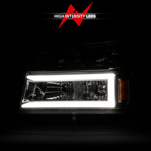 Load image into Gallery viewer, ANZO 04-12 GM Colorado/Canyon/I-Series Crystal Headlights - w/ Light Bar Chrome Housing 4pcs Headlights ANZO