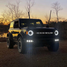 Load image into Gallery viewer, ORACLE Lighting 21-22 Ford Bronco Triple LED Fog Light Kit for Steel Bumper - White SEE WARRANTY Fog Lights ORACLE Lighting