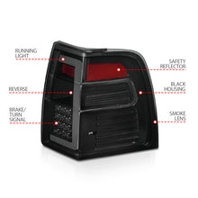 Load image into Gallery viewer, ANZO 07-17 Ford Expedition LED Taillights w/ Light Bar Black Housing Smoke Lens Tail Lights ANZO