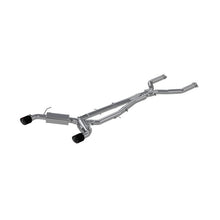Load image into Gallery viewer, MBRP 16-19 Infiniti Q50 3.0L FWD/AWD 3in Cat Back w/ 4.5in OD Carbon Fiber Tips - T304 Catback MBRP