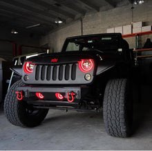 Load image into Gallery viewer, Oracle 7in High Powered LED Headlights - Black Bezel - ColorSHIFT - BC1 SEE WARRANTY Headlights ORACLE Lighting