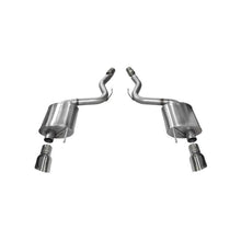 Load image into Gallery viewer, Corsa 2015-2017 Ford Mustang GT 5.0 3in Axle Back Exhaust Polish Dual Tips (Touring) Axle Back CORSA Performance