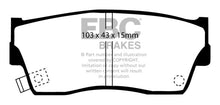 Load image into Gallery viewer, EBC 98-00 Chevrolet Tracker 1.6 (2 Door) Greenstuff Front Brake Pads Brake Pads - Performance EBC