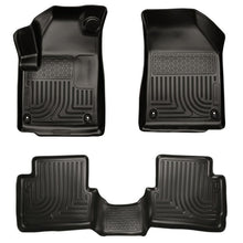 Load image into Gallery viewer, Husky Liners 2013 Dodge Dart WeatherBeater Black Front & 2nd Seat Floor Liners Floor Mats - Rubber Husky Liners