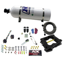 Load image into Gallery viewer, Nitrous Express Q-Jet/Holley Spread Bore Hitman Plus Nitrous Kit (50-200HP) w/15lb Bottle Nitrous Systems Nitrous Express