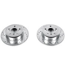 Load image into Gallery viewer, Power Stop 92-96 Lexus ES300 Rear Evolution Drilled & Slotted Rotors - Pair Brake Rotors - Slot & Drilled PowerStop