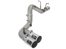 Load image into Gallery viewer, aFe Victory Series 4in 409-SS DPF-Back Exhaust w/ Dual Polished Tips 2017 GM Duramax V8-6.6L(td) L5P DPF Back aFe