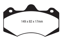 Load image into Gallery viewer, EBC AP Racing Caliper CP7040 Yellowstuff Brake Pads Brake Pads - Performance EBC