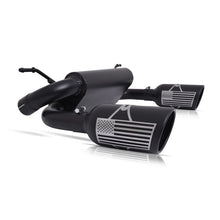 Load image into Gallery viewer, Gibson 07-17 Jeep Wrangler JK X 3.8L 2.5in Patriot Series Axle-Back Dual Split Exhaust - Blk Ceramic Catback Gibson