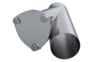 Load image into Gallery viewer, QTP 3in Weld-On QTEC Exhaust Cutout Y-Pipe Y Pipes QTP