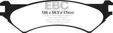 Load image into Gallery viewer, EBC 97-00 Ford Econoline E250 4.2 (4 Wheel ABS) Yellowstuff Rear Brake Pads Brake Pads - Performance EBC