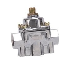 Load image into Gallery viewer, Edelbrock Fuel Pressure Regulator Carbureted 160 GPH 5-10 PSI 3/8In In/Out 3/8In Return Black Fuel Pressure Regulators Edelbrock