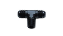 Load image into Gallery viewer, Vibrant -10AN x 1/2in NPT Flare to Pipe Tee Adapter Fitting - Aluminum Fittings Vibrant
