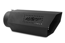 Load image into Gallery viewer, MBRP Universal Hex Tip 5in Inlet 16in length w/o Logo - Black Coated Tips MBRP