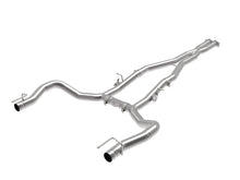Load image into Gallery viewer, aFe MACH Force-Xp 3in 304 SS Cat-Back Exhaust 15-20 Dodge Charger Hellcat V8-6.2L/6.4L w/o Muffler Catback aFe