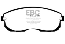 Load image into Gallery viewer, EBC 99-01 Infiniti G20 2.0 Yellowstuff Front Brake Pads Brake Pads - Performance EBC