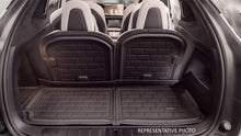 Load image into Gallery viewer, 3D MAXpider 20-23 Tesla Model Y 2nd Row Seatback Protector Kagu Cargo Liner - Black Floor Mats - Rubber 3D MAXpider