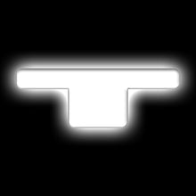 Load image into Gallery viewer, ORACLE Lighting Universal Illuminated LED Letter Badges - Matte Wht Surface Finish - T SEE WARRANTY Light Accessories and Wiring ORACLE Lighting