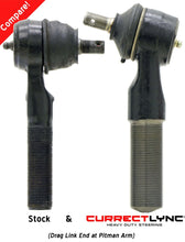 Load image into Gallery viewer, RockJock TJ/LJ/XJ/MJ Currectlync Steering System Bolt-On w/ 1 1/4in Dia. Tie Rod/Forged Drag Link Steering Knuckles & Spindles RockJock