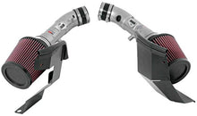 Load image into Gallery viewer, K&N 07-08 G35 Dual Silver Typhoon Short Ram Intakes Cold Air Intakes K&N Engineering