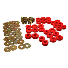 Load image into Gallery viewer, Energy Suspension Rr Spring Frame Shackle Kit - Red Bushing Kits Energy Suspension